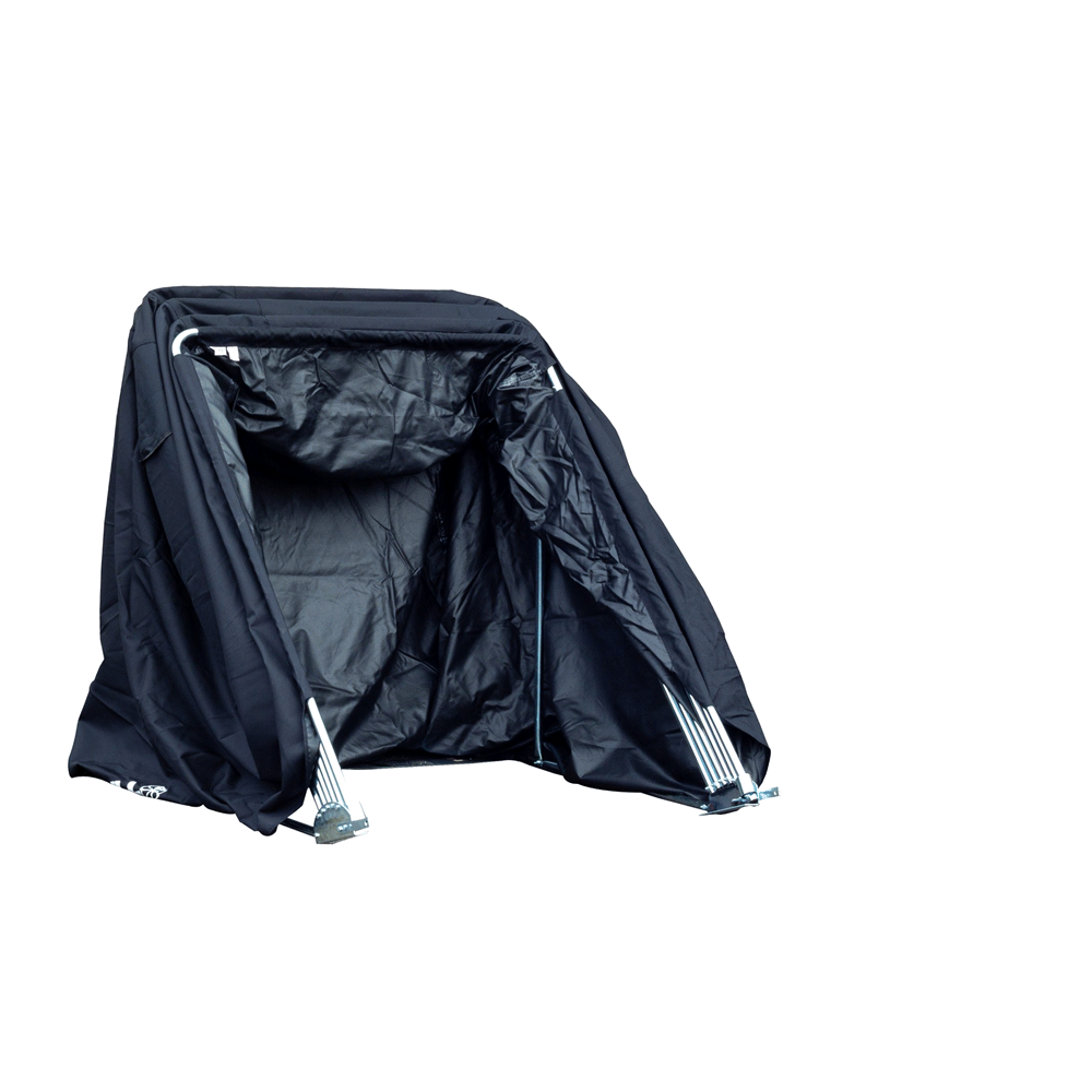 Tente garage moto imperméable noir - Atelier & Stand sur La Bécanerie